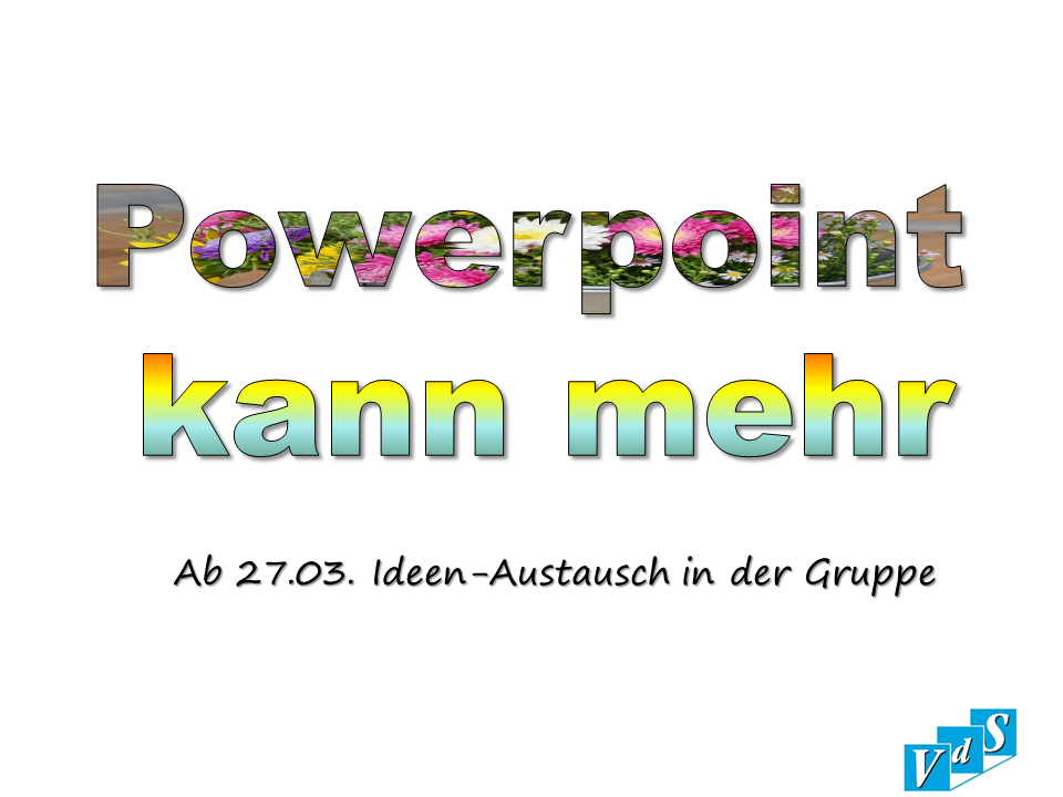 Ideen-Austausch in der Xing-Gruppe. PPt kann mehr