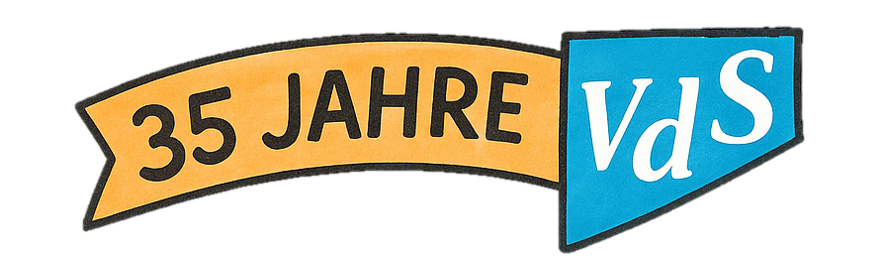 Logo 35 Jahre Verband der Sekretärinnen VdS – Jubiläum 1991 bis 2026